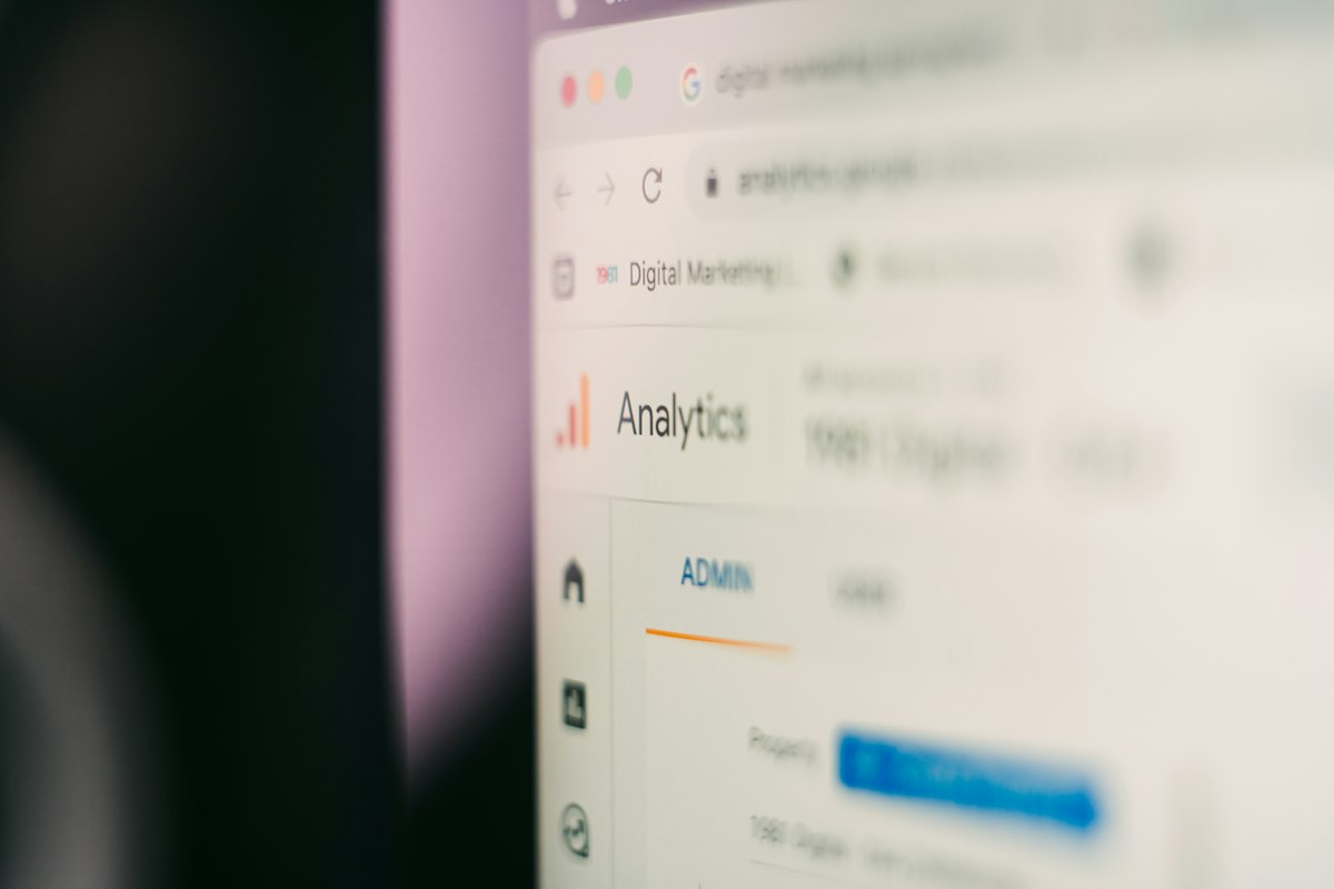 SEO analytics report on a laptop – 1 Month plan